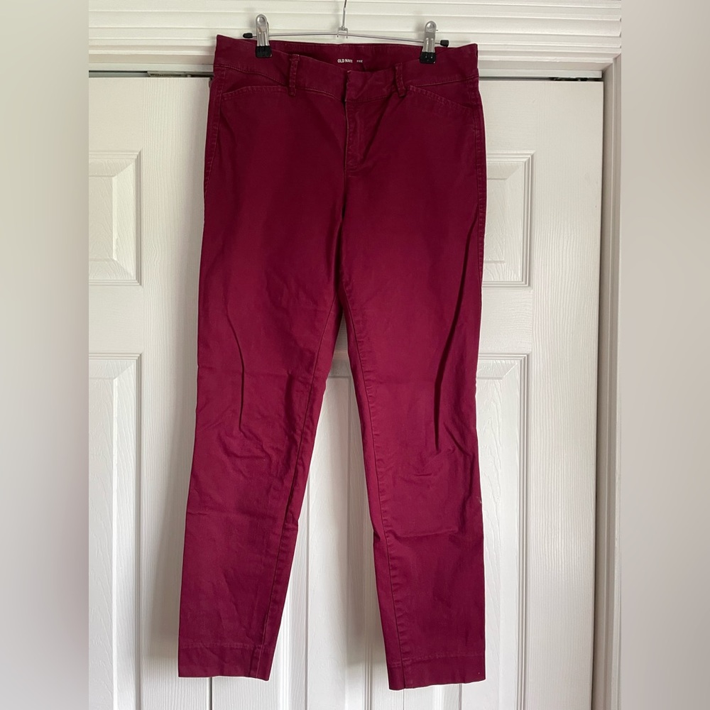 Old Navy Pixie Chino Ankle Pants